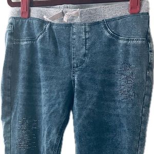 Girls distressed jeggings